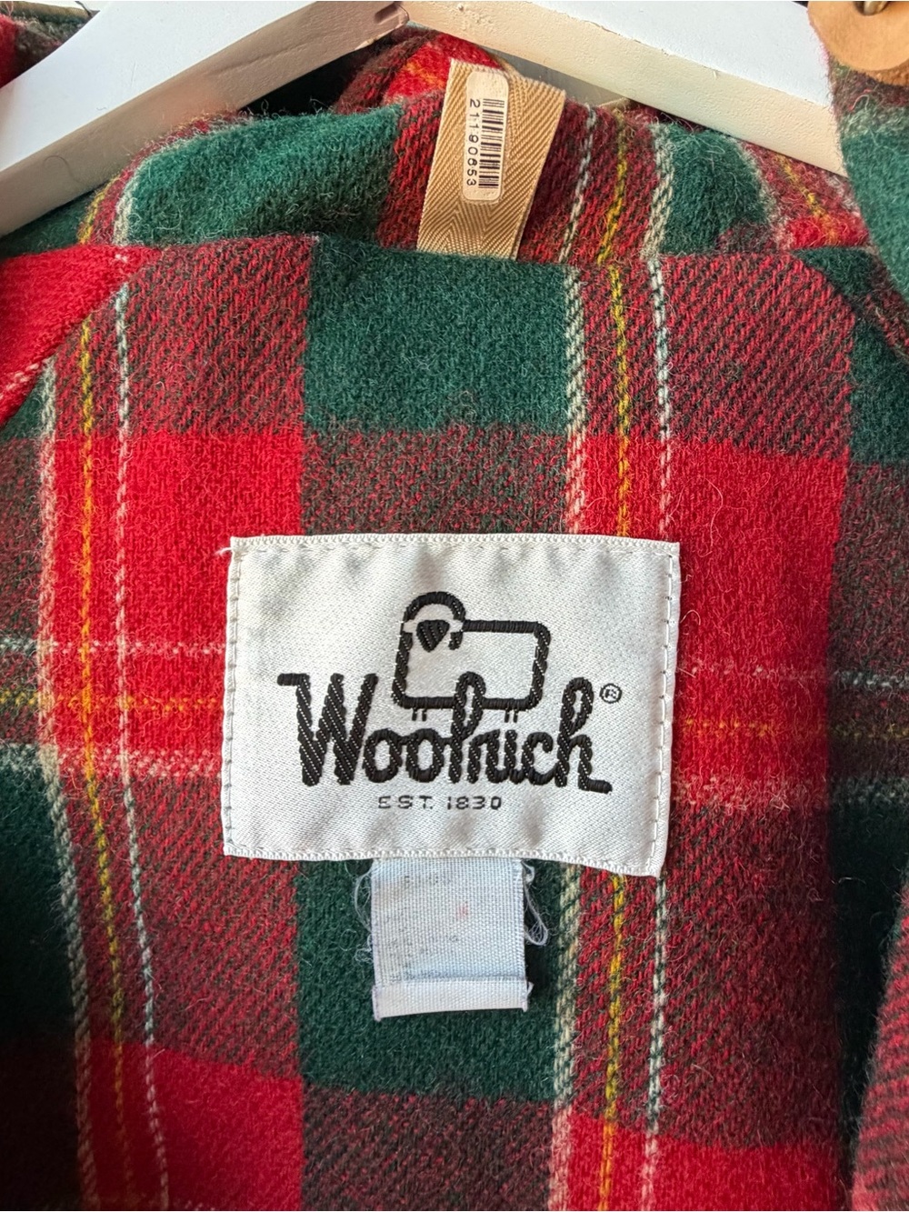 Woolrich Mens Jacket Large Mountain Parka Wool Lined Chore Coat USA Vintage - Picture 4 of 10
